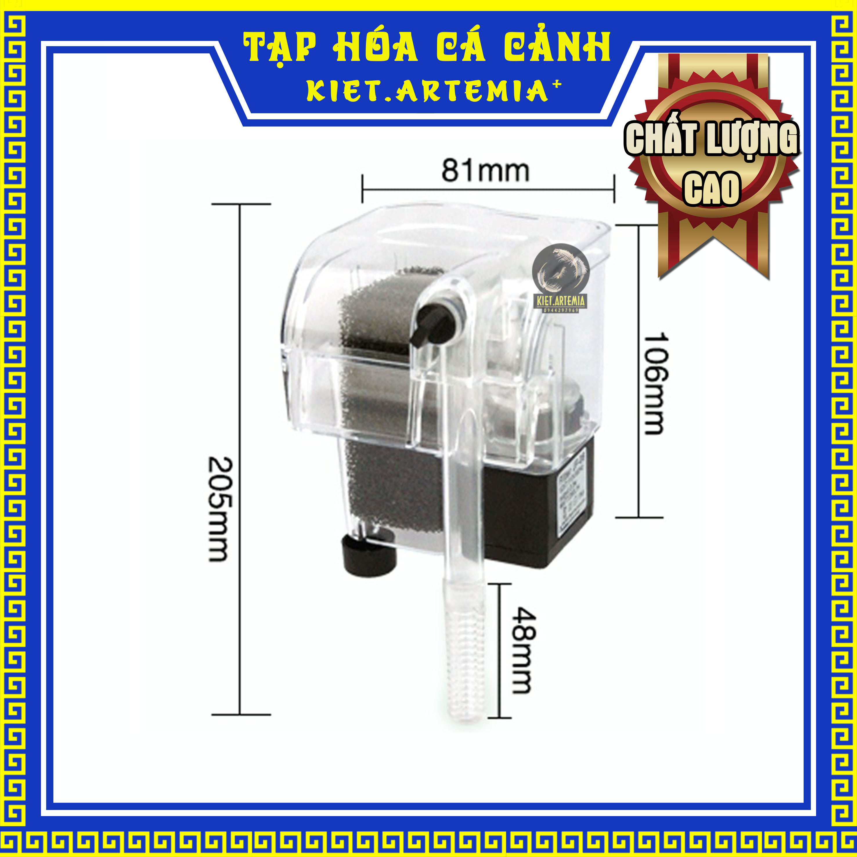 Lọc thác hồ cá, lọc thác hồ thủy sinh