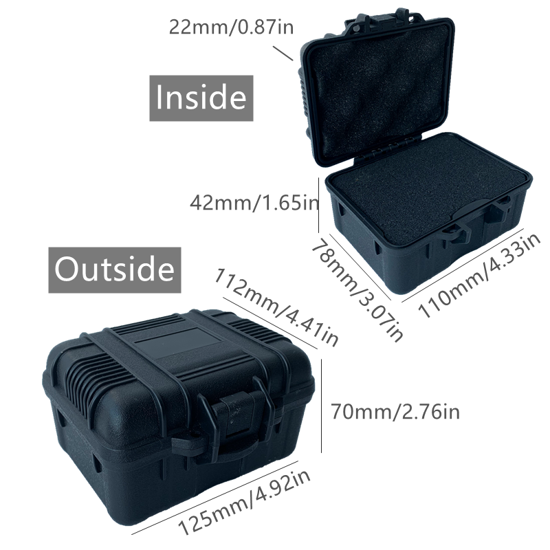 【In-Demand Item】 Tool Box Waterproof Shockproof Toolbox Suitcase Tools Protector Organizer With Foam Pelican Case Storage Hard Case Rigid Case.