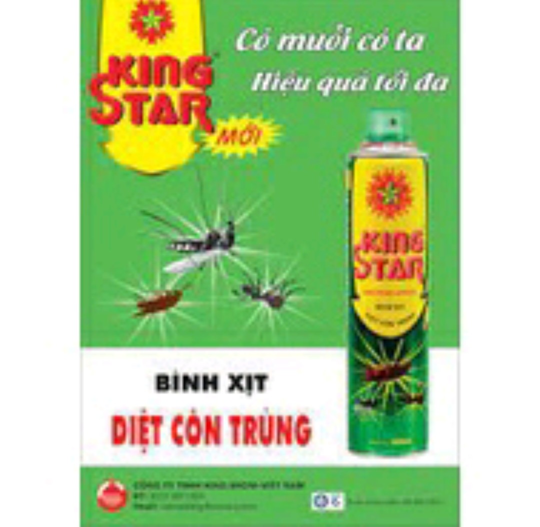 Bình xịt côn trùng King STar chai 600ml