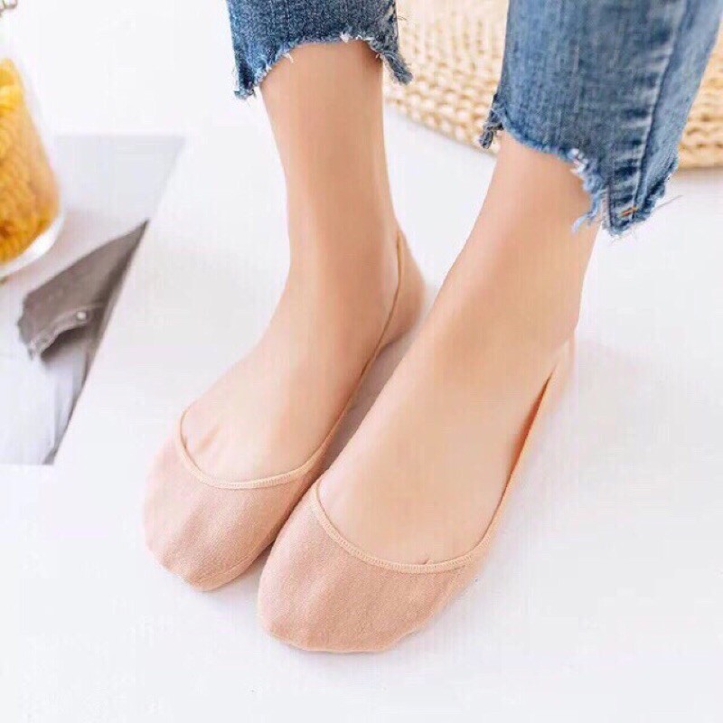 Set 5 Đôi Tất Hài Nữ Da Chân Siêu Dai