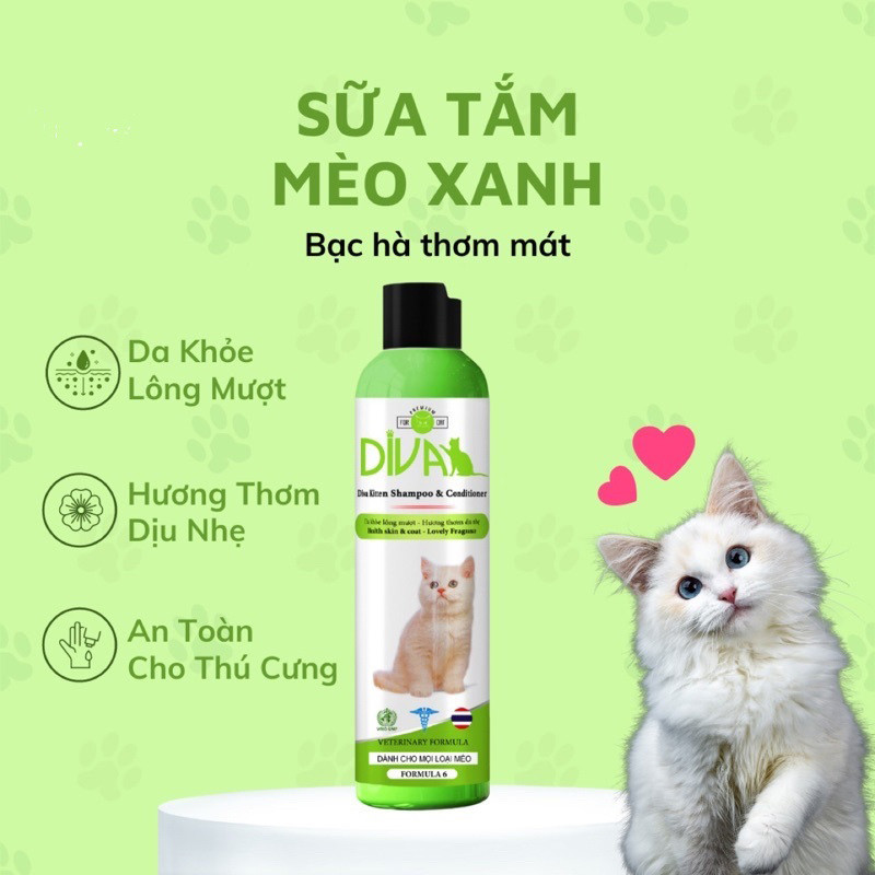 Sữa Tắm Chó Mèo Diva