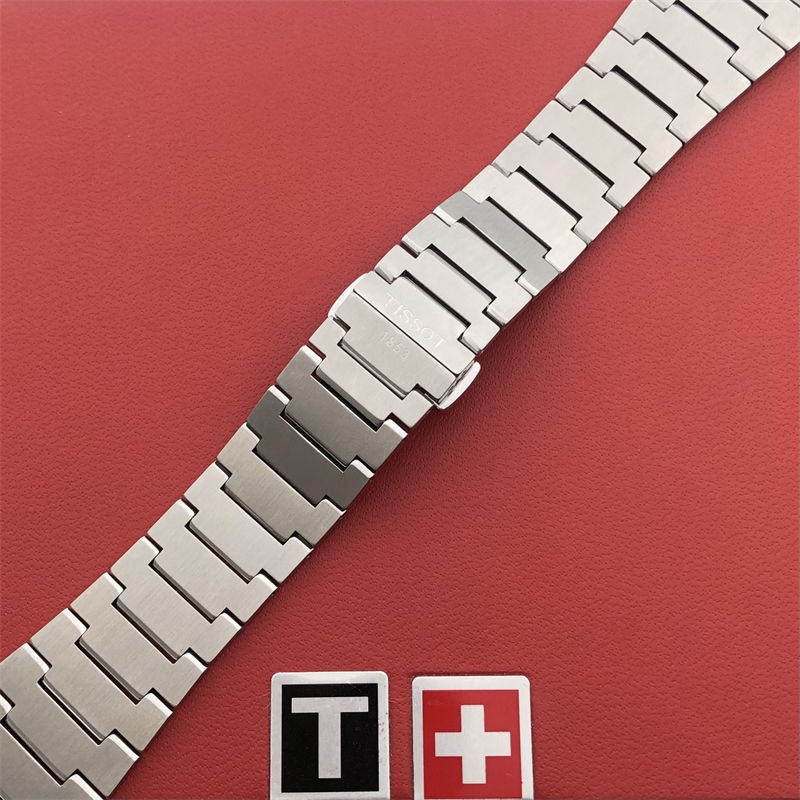 Dây đồng hồ thép nguyên bản 1853 Tissot PRX series T137 T137407A Dây đồng hồ thép không gỉ nguyên bản dành cho nam