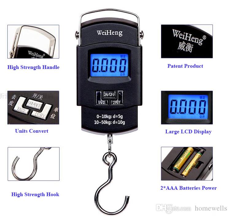 Digital Portable Weight Scale 50 Kg - NR Mart-2024.