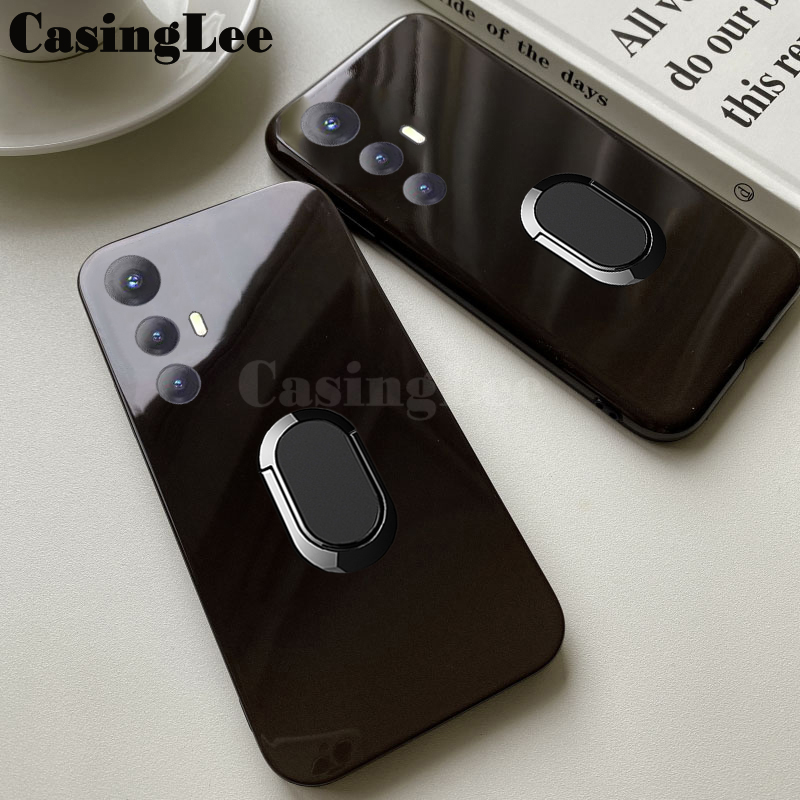 For Cubot Max 5 case Soft Silicone Matte Full Protector Shockproof Car Adsorb Holder Ring Back cover For Cubot Max 5 Back cover Phone cases.