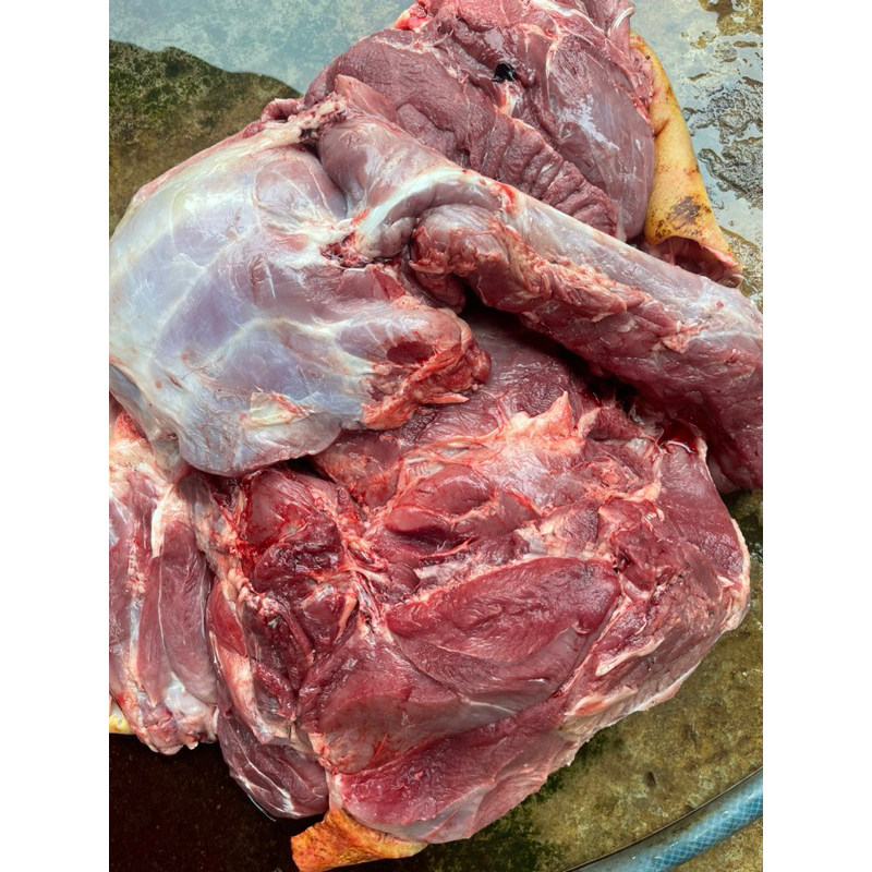 THỊT ĐÙI NAI TƯƠI CÓ DA  Cấp Đông 1kg (giao tphcm)