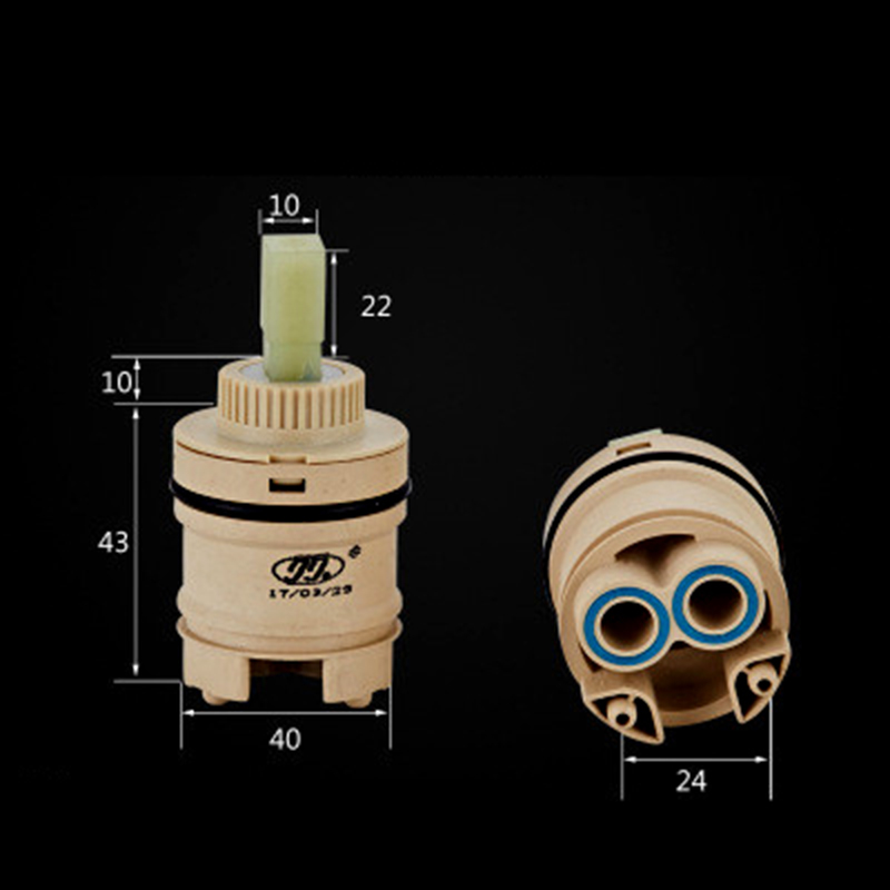 Brass ABS Shower Faucet Column Ceramic Disc Cartridge Mixing Valve Mixer Shower GAOHANG.