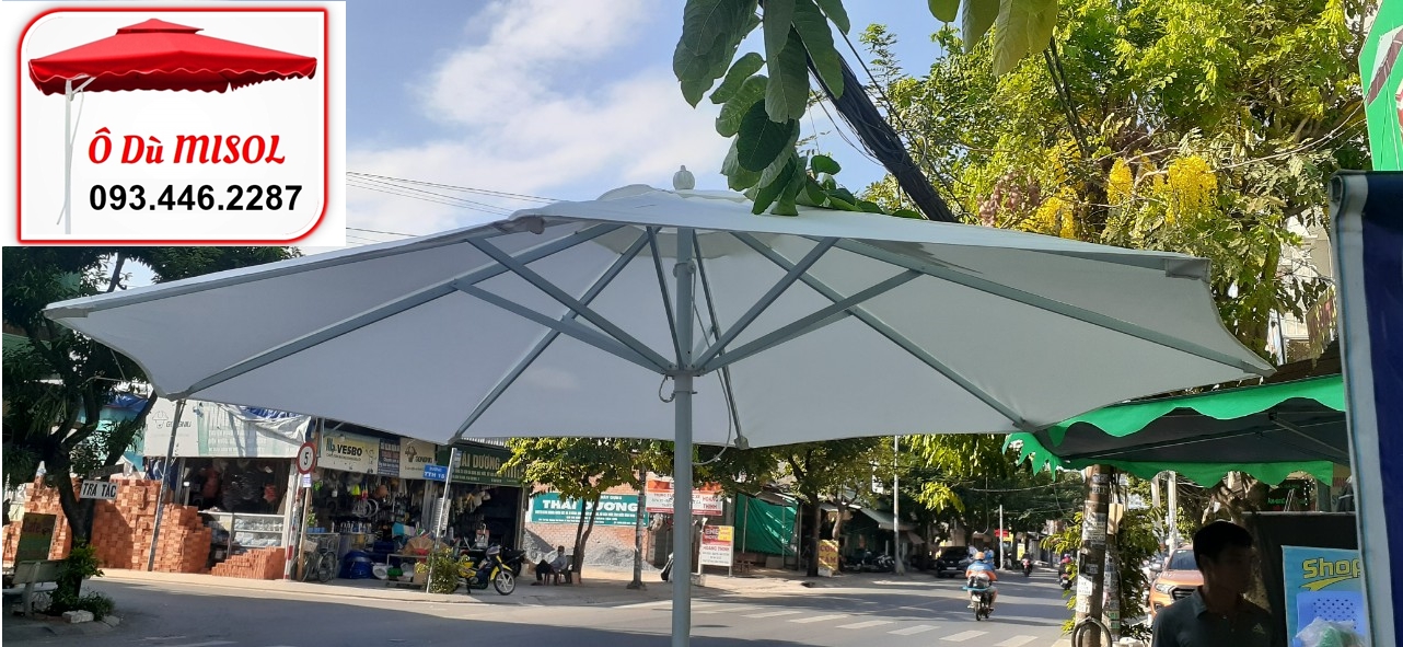 [HCM]Dù che nắng ngoài trời dù che nắng dù chính tâm KHÔNG KÈM ĐẾ - Đường kính 3m cao 2m3( chưa bao gồm đế dù nặng 22kg)