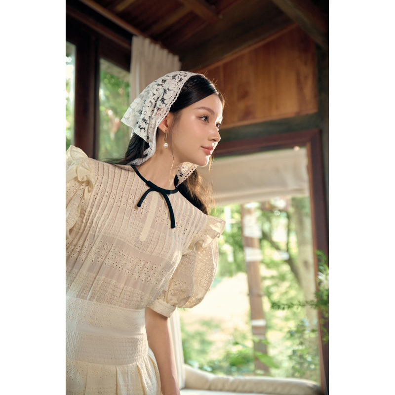 CÉLESTE - Áo tay bồng Harmony Top (2 màu)