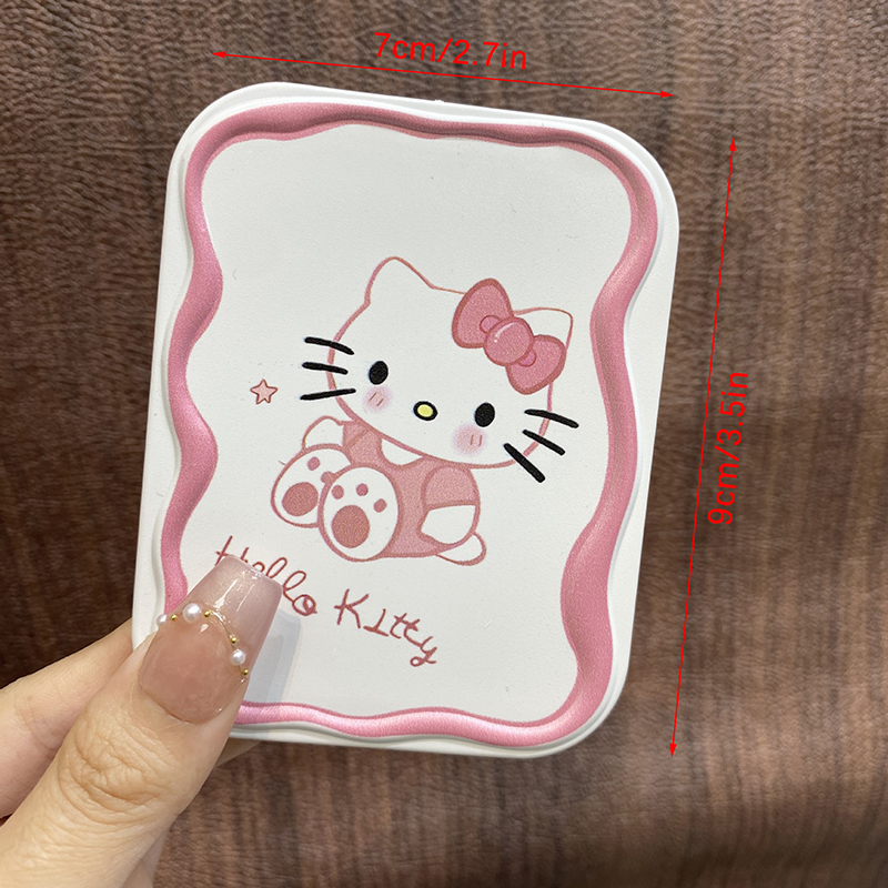 Cartoon%20Sanrio%20Hello%20Kitty%20Folding%20Clamshell%20Mirror%20Makeup%20Mirror%20With%20Comb%20Portable%20Creative%20For%20Women%20Girls%20Handheld%20Mirror%20-%20Image%207