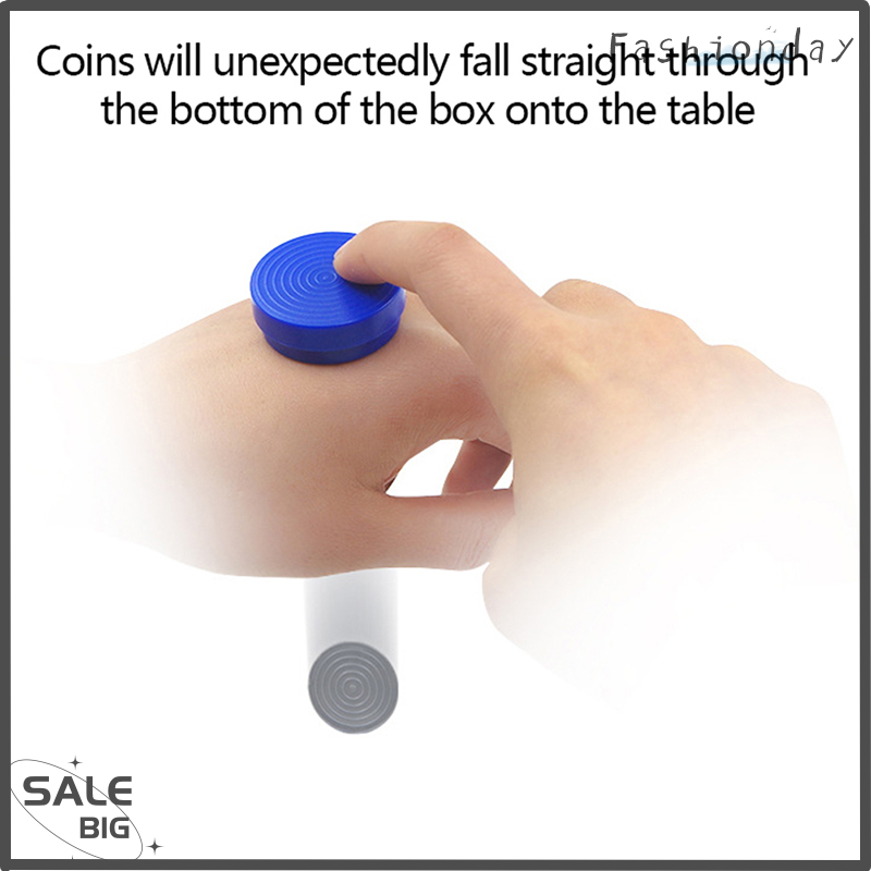 FD Legend Flash Sale Coin Through Bottom To Table Magic Box Magic Tricks Magic Toys Magic Prop