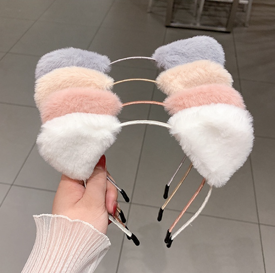 Cài Tóc Băng Đô Nữ Tai Mèo Đáng Yêu
