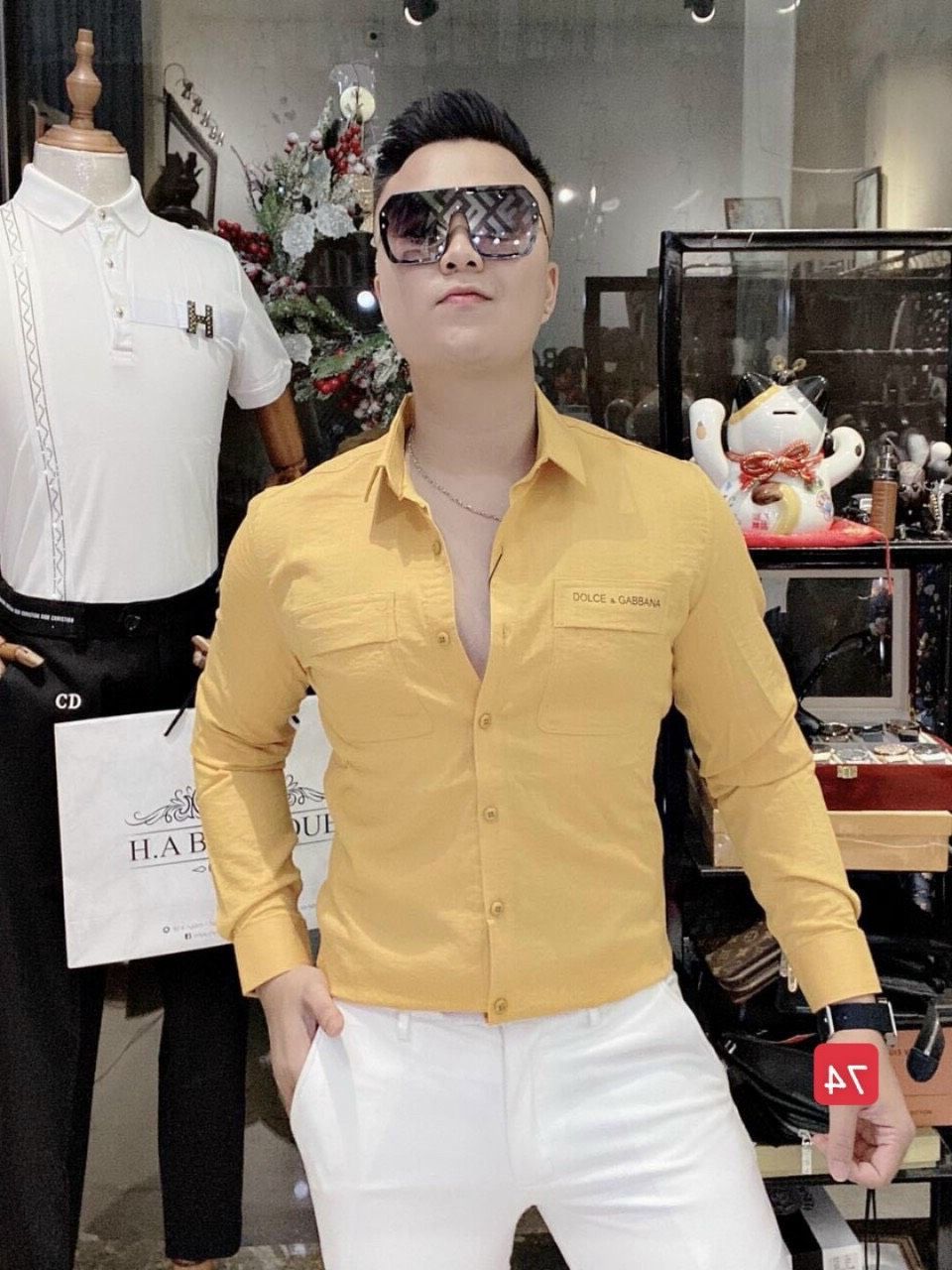 áo sơ mi đũi dài tay  cao cấp  lunastore86