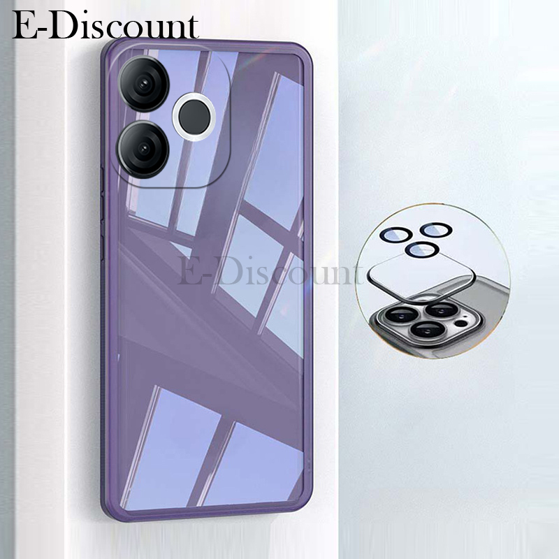 New Phone case itel A80 Back cover Camera Protection Semi Transparent Soft Silicone Shockproof with Lens Protector Films For itel A80 A70 A50 A80 case.