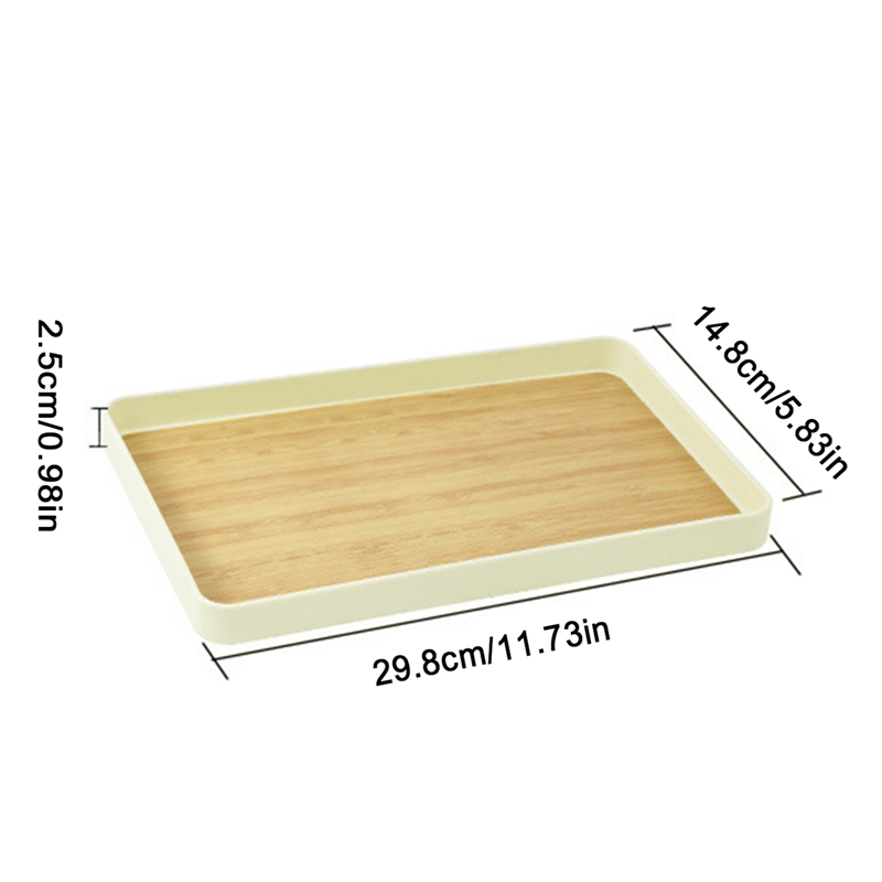 Nhật bản-phong cách trà Khay phục vụ ăn sáng chiếc đĩa trái cây lưu trữ Pallet đĩa nhựa khay hình chữ nhật