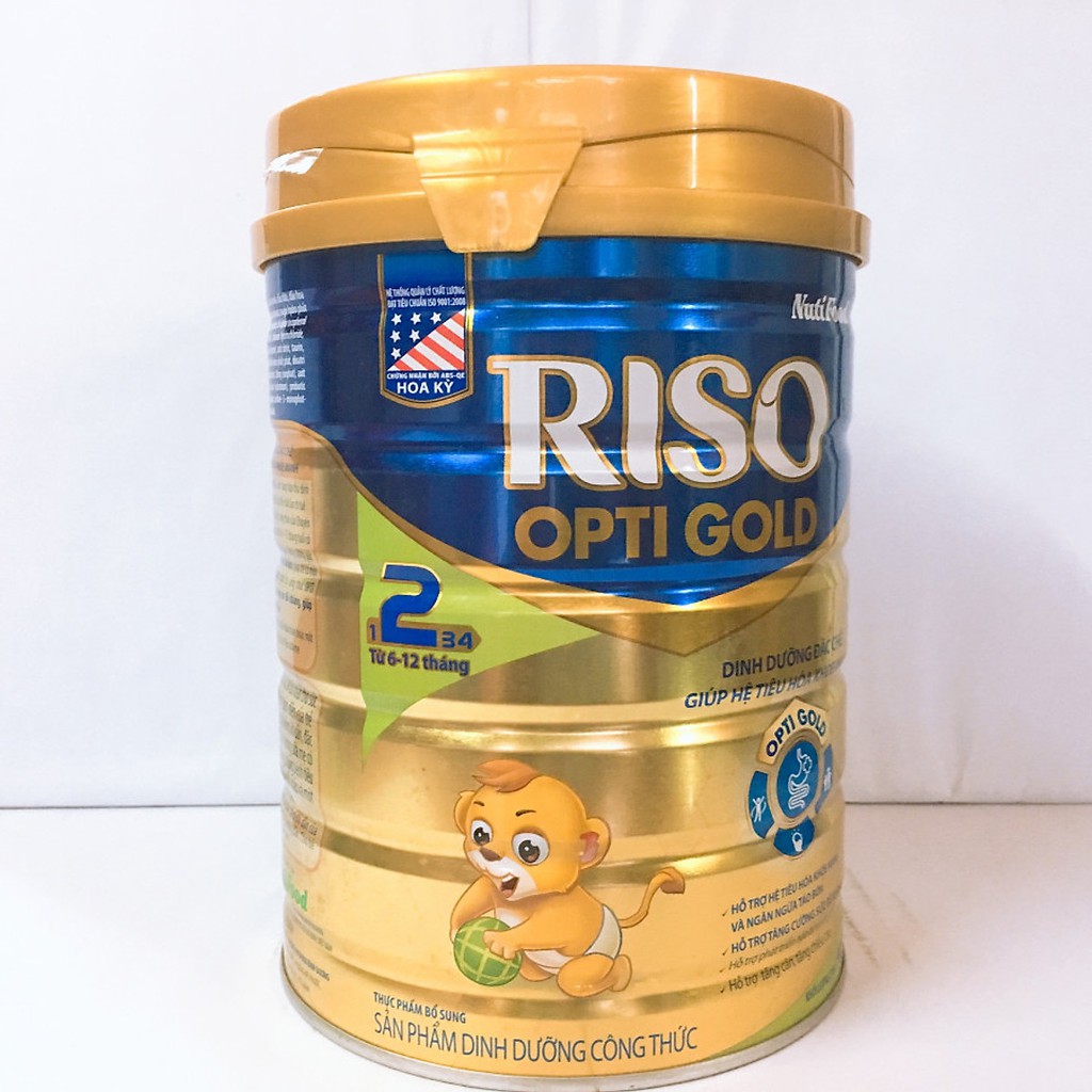 Sữa bột Riso Opti Gold 2 850g
