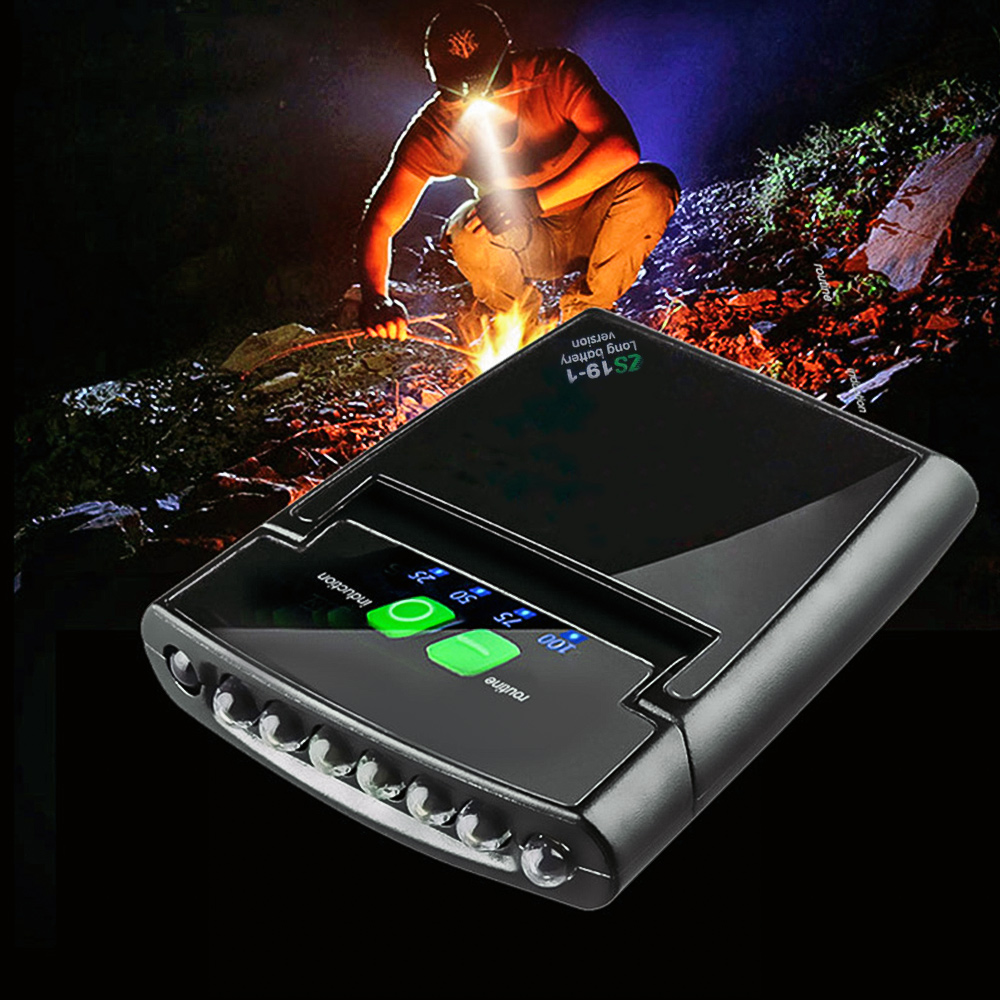 [In Stock] Original LED Clip on Cap Lights USB Rechargeable Cap Flashlight Clip  Intelligent Sensor Light Waterproof Ultra Bright Hands-Free Hat Light Flashlight Headlamp for Fishing Camping Hand Work
