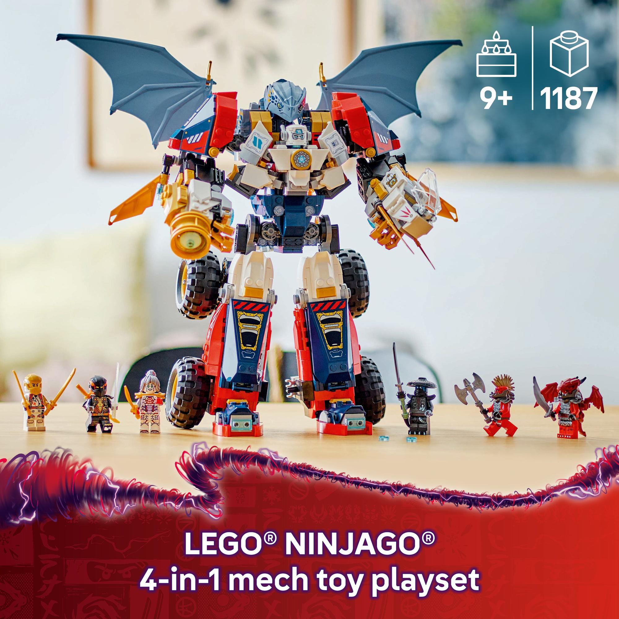 LEGO NINJAGO 71834 Zane's Ultra Combiner Mech Building Set Toys