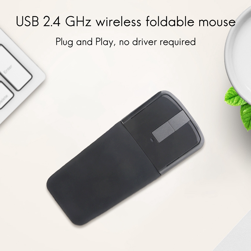 2.4Ghz Foldable Wireless Mouse Folding Arc Touch Slim Mouse Computer Gaming Mouse Mice for Microsoft Surface PC Laptop