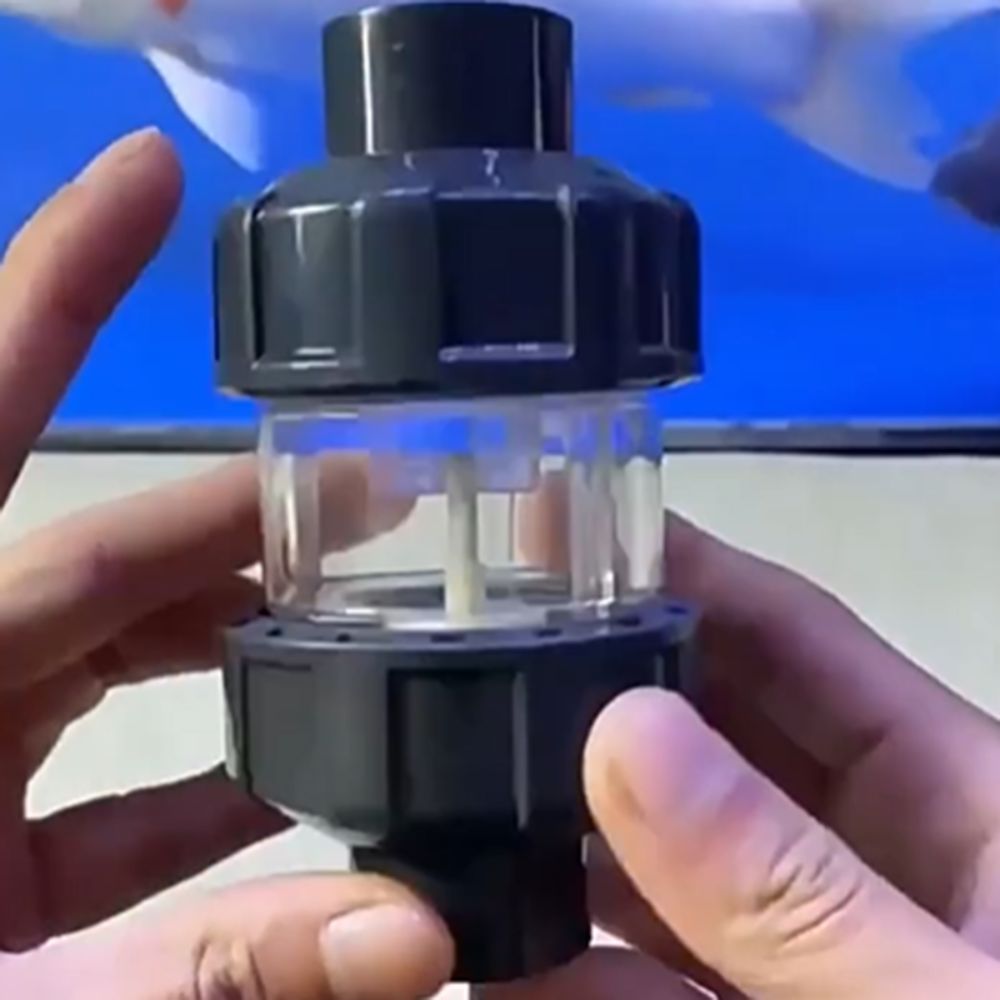 Fish Tube Joint UPVC Aquarium Check Valves Anti-siphon Non Return Fish ...