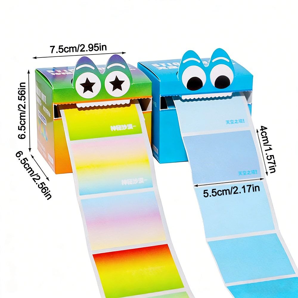 Funny Cartoon Memo Pad Paper Pull Out Design Self-Adhesive Sticky Notes ...