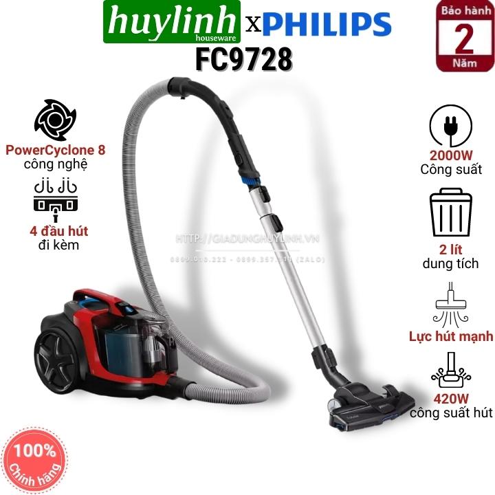 Máy hút bụi powercyclone philips fc9728 - 2000w