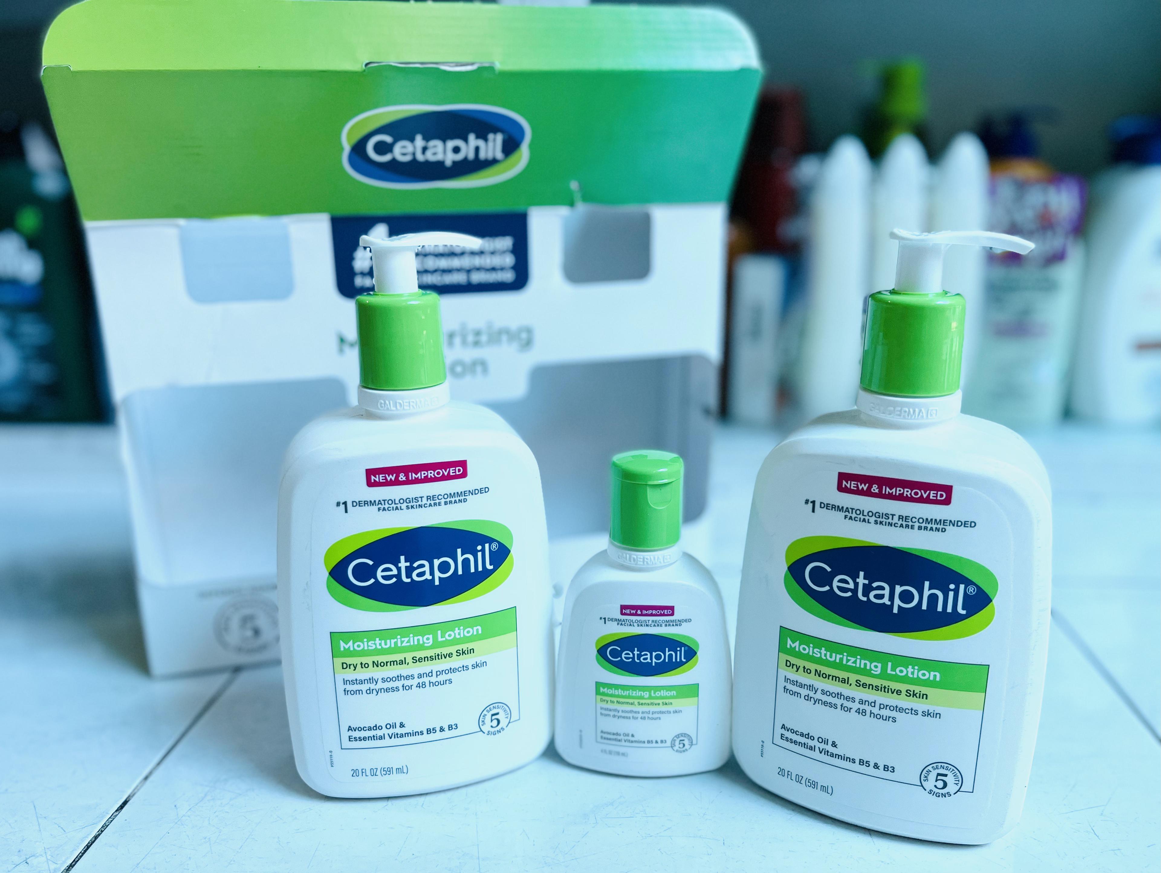 [HCM] ( Mẫu mới) Sữa dưỡng ẩm mặt và toàn thân Cetaphil Moisturzing Lotion bổ sung Vitamins B5 & B3 dành cho da nhạy cảm, da khô. Sản xuất tại Canada - Chọn mua nguyên set hoặc mua lẻ