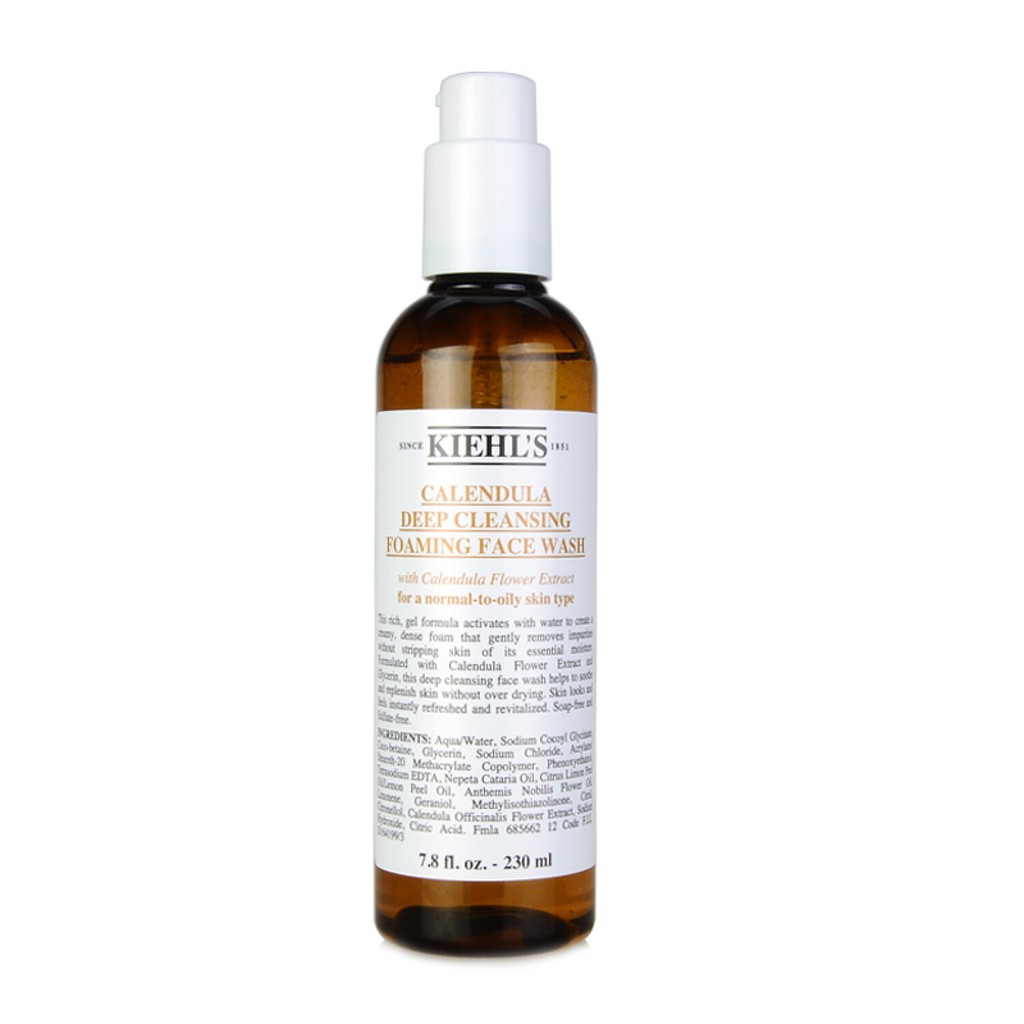 kiehl's foaming facial cleanser
