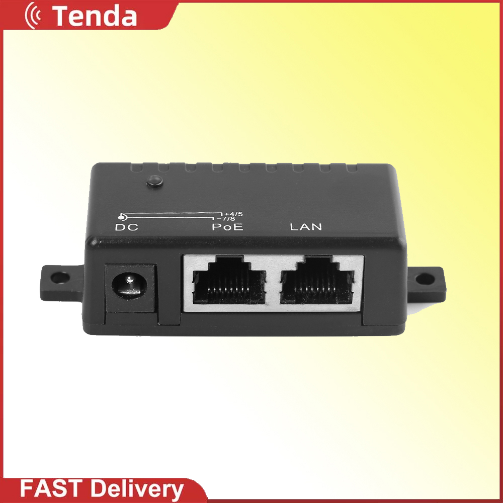 100Mbps POE DC Power Over Ethernet RJ45 POE Injector Splitter Wall