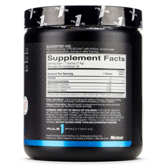 Rule 1 BCAA 60 servings