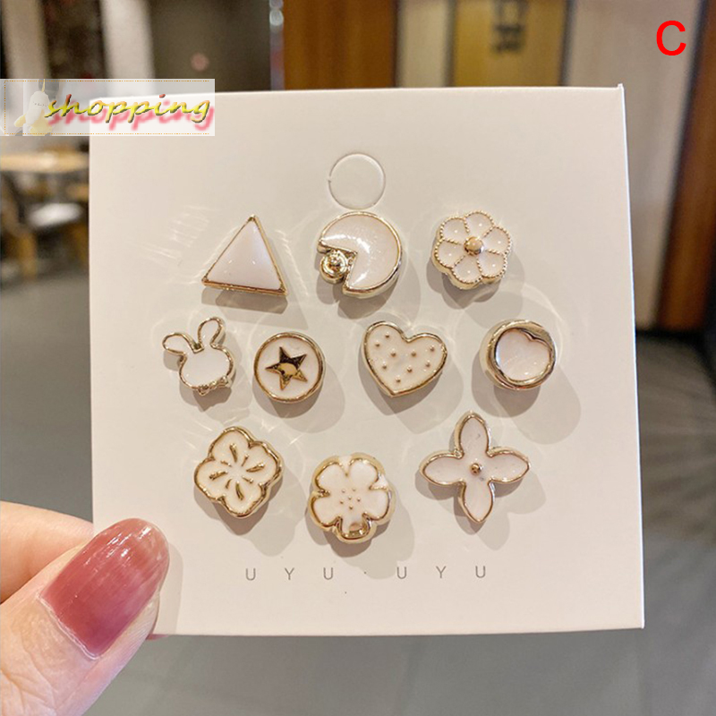 🔥singg poy 10 chiếc ghim cài áo ghim cài cúc ngọc trai ghim cài cổ áo Khuy măng sét nữ trang trí