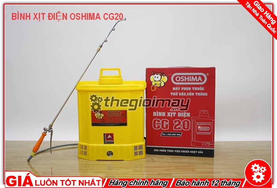[HCM]Bình xịt điện oshima CG 20