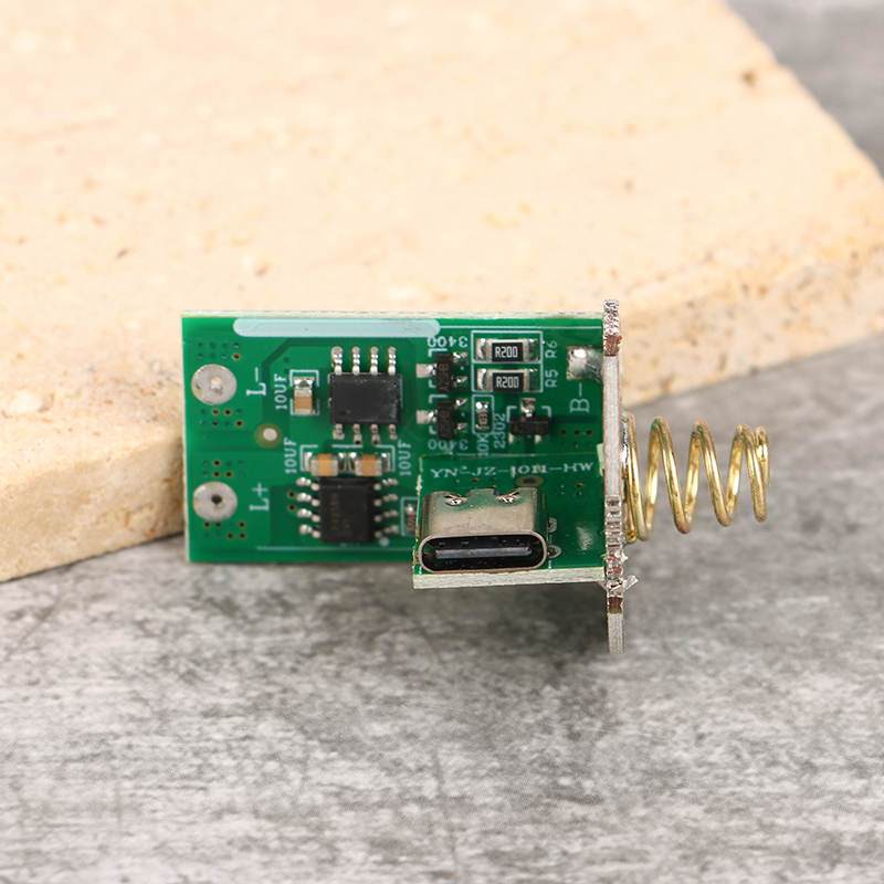 Flashlight Parts Switch Circuit Board 3.7V Type-C Micro USB Charging Port LED Driving Board With Charge Protection. 