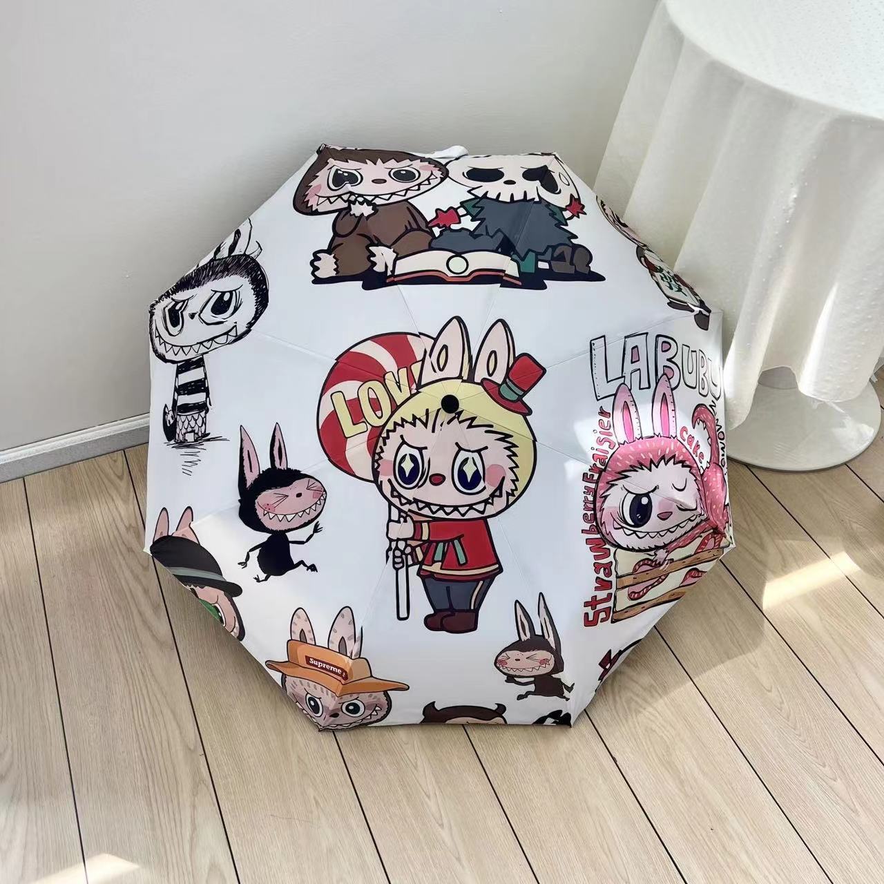 Mi Youpi Tự động gấp ô labubu Sun Umbrella, UV chống nắng Umbrella