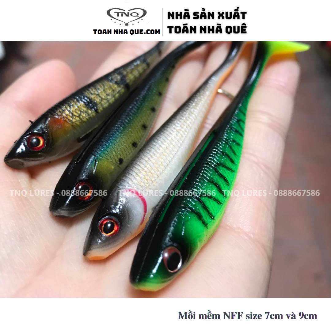 Mồi mềm NFF câu lure cá lóc - TNQ LURES
