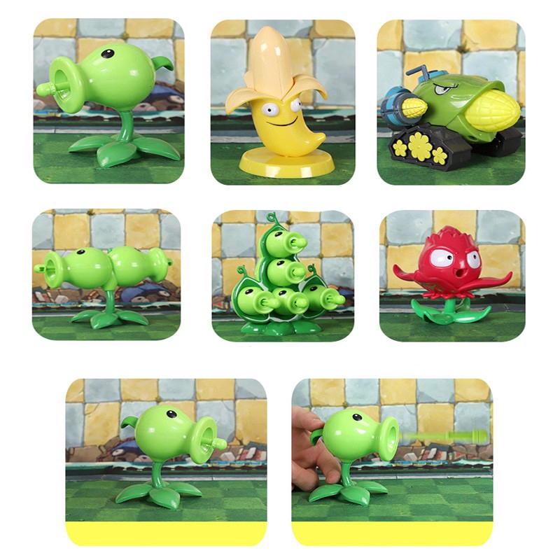 利Set đồ chơi mô hình đậu bảo vệ Plants Vs. Zombies 2 cho bé