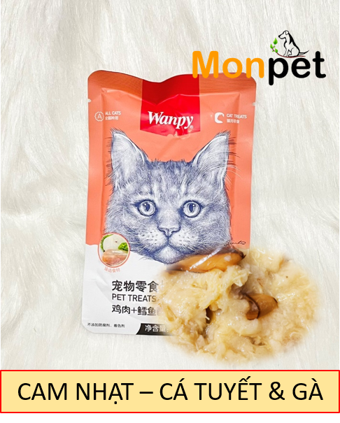 Pate Wanpy Cho Mèo Thức ăn cho mèo 80g