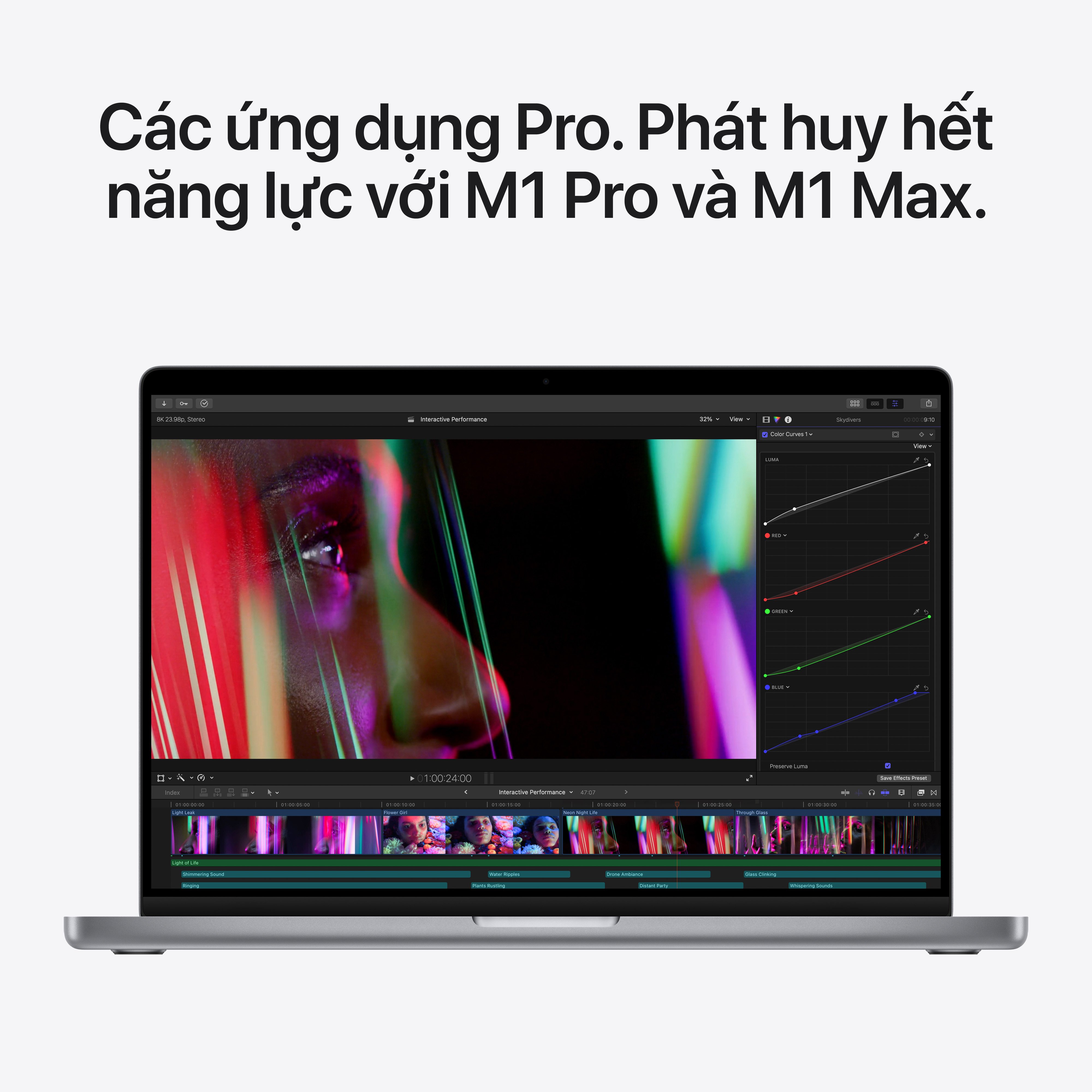 MacBook Pro 2021 16.2 inches M1 Pro/M1 Max - Hàng Chính Hãng