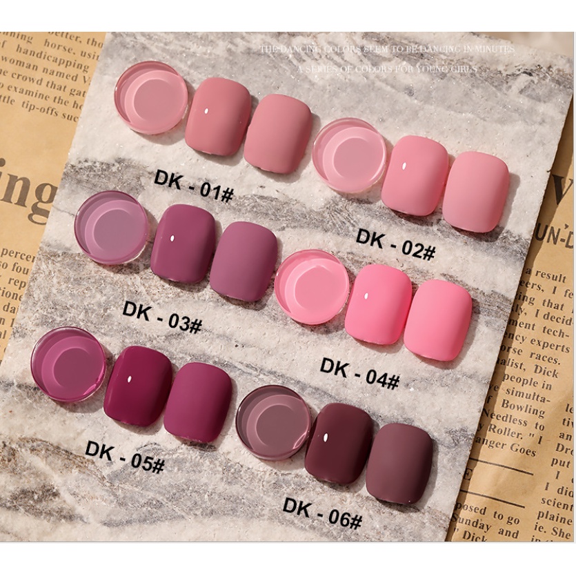 Sơn gel as màu hồng đậu mã dk 15ml chính hãng