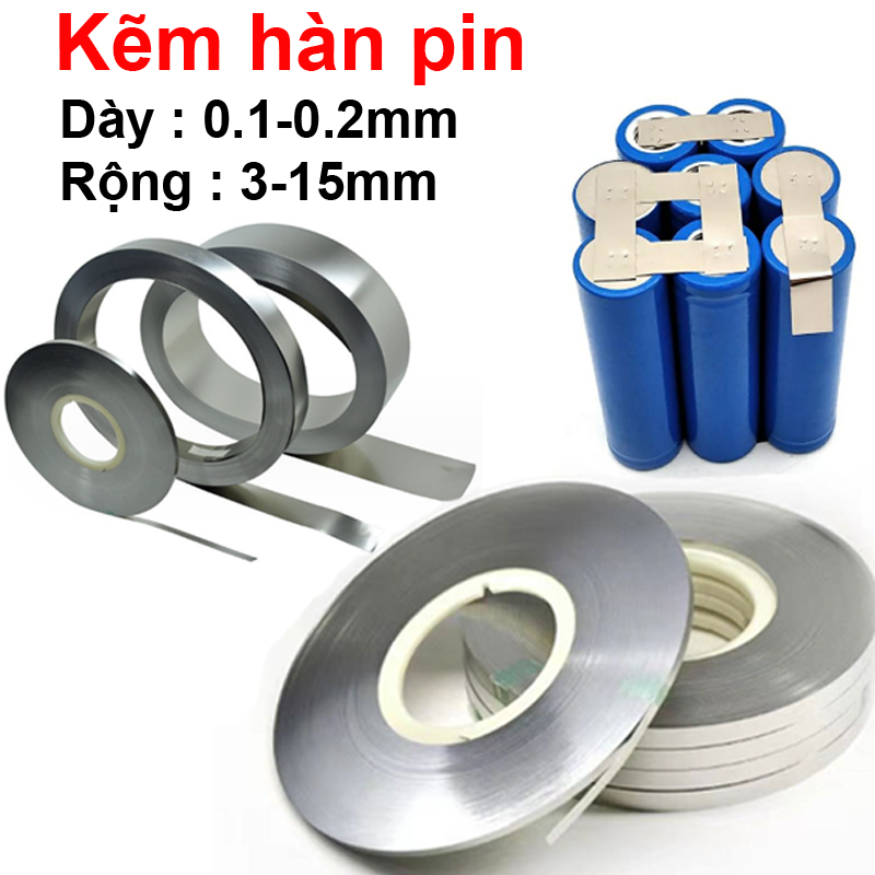 (5 mét) Kẽm đơn hàn cell pin mạ Niken