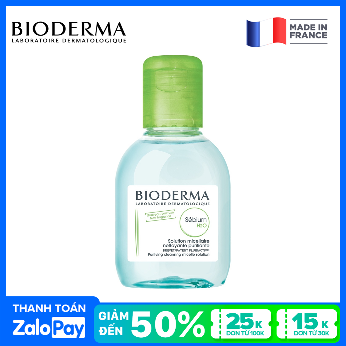 [HCM]Nước tẩy trang BIODERMA Micellar Water 100ml - PHÁP