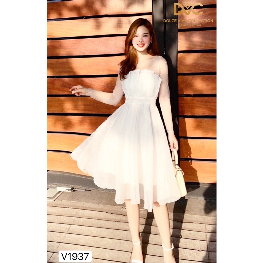 đầm lụa xước hàng thiết kế đủ màu  xinh lung linh ld22 (Ny0099e32876)