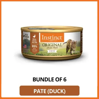 instinct duck cat food
