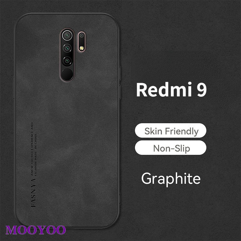 Trường hợp Redmi 9 Điện thoại mềm trường hợp máy ảnh bảo vệ vỏ cây cừu bìa sang trọng xác thực Ốp da cho Xiaomi redmi9 m2004j19g m2004j19c