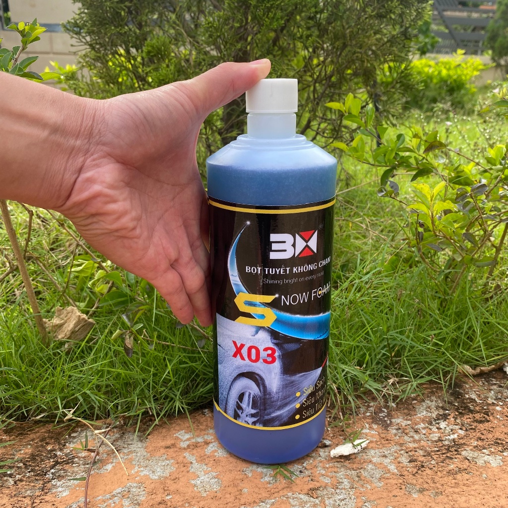 NƯỚC RỬA XE BỌT TUYẾT KHÔNG CHẠM X03