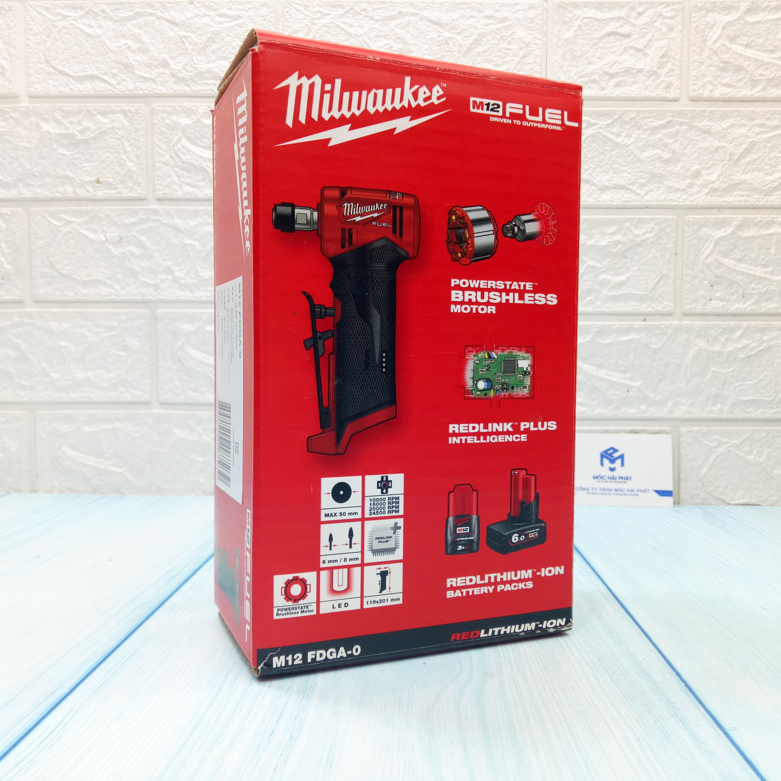 Milwaukee M12 FDGA Máy mài khuôn góc