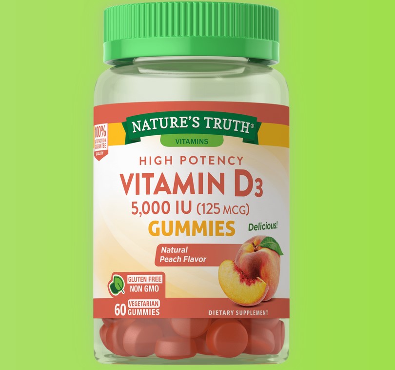 Nature's Truth Vitamin D3 Gummies (2000 IU, 5000 IU, 10000 IU) Lazada PH