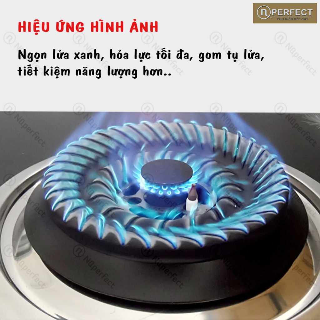 @phukienbepgas- Đầu đốt chia lửa bếp gas âm EFFEGI ECT-200 / ECT-203 / ECT-204 / ECT-205 / ECT-302 / ECT-306.. chính hãng [new]