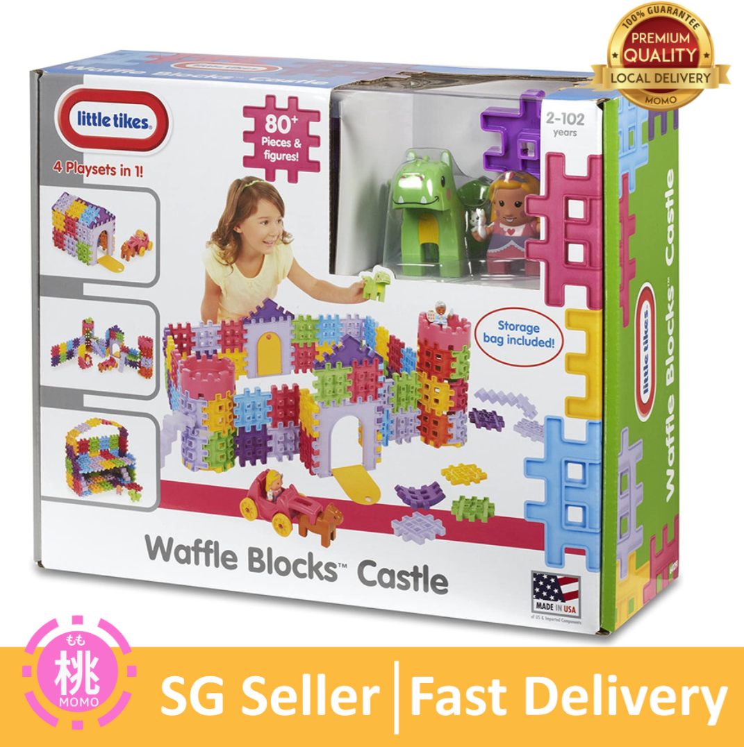 little tikes waffle blocks castle