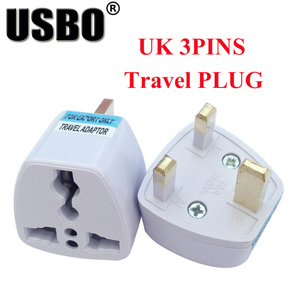 【Duoupa Store】White International Travel study Universal AC Electrical wall Plug Socket Converter plug AU UK US EU German Brazil. 
