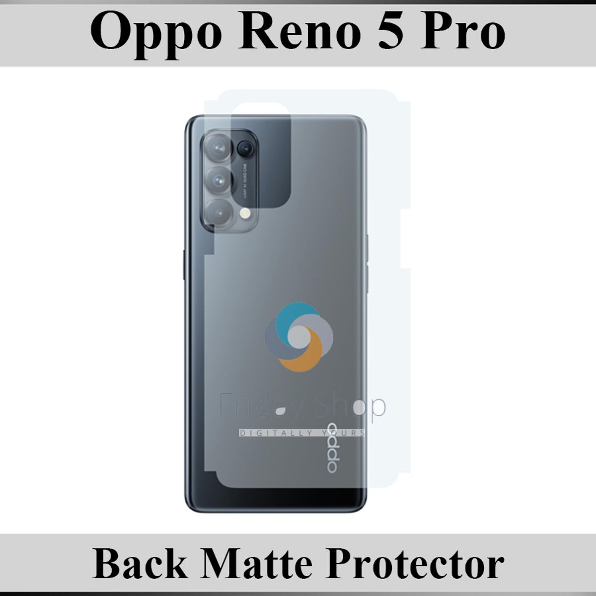 Oppo Reno 5 Pro Back Matte Protector Soft Skin Sheet Soft Film Protector For Oppo Reno 5 Pro. 